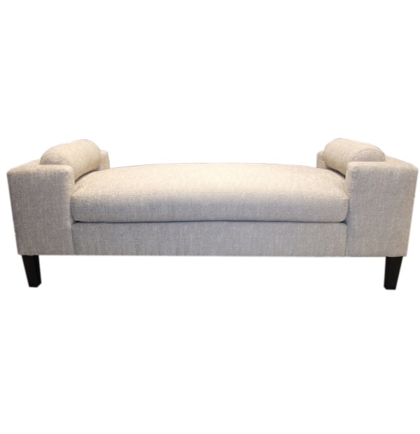 Low Arm Settee With Bolster Pillowstest